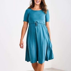 Latched Mama Drawstring Dress